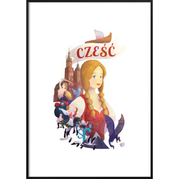 Plakat Polska – cześć!