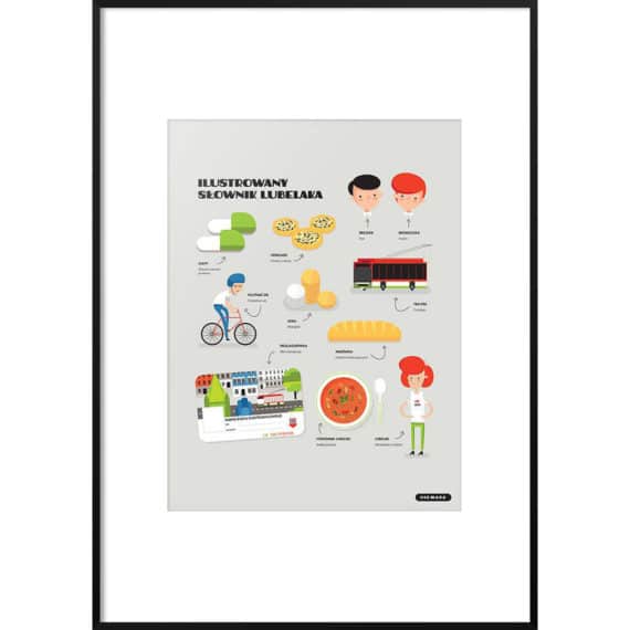 Plakat Ilustrowany słownik Lubelaka