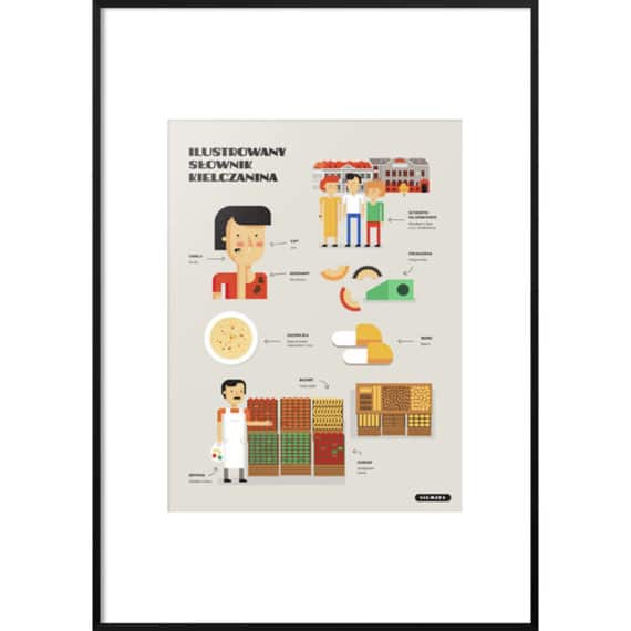 Plakat Ilustrowany słownik Scyzoryka