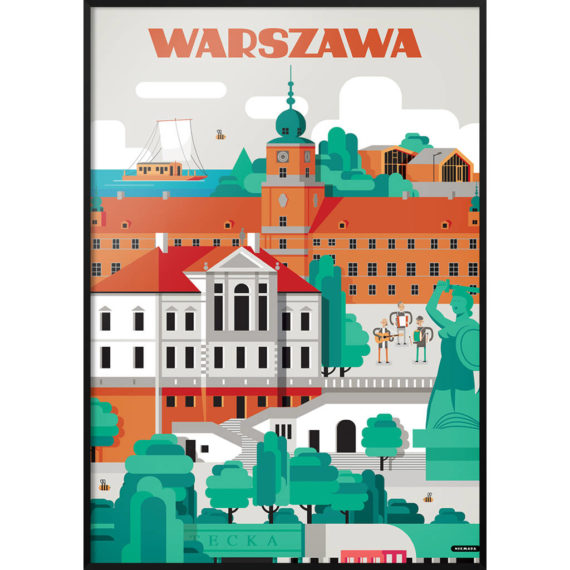 Plakat NIEMAPA Warszawa