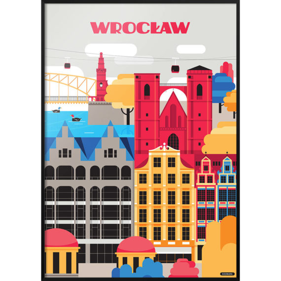 Plakat NIEMAPA Wrocław
