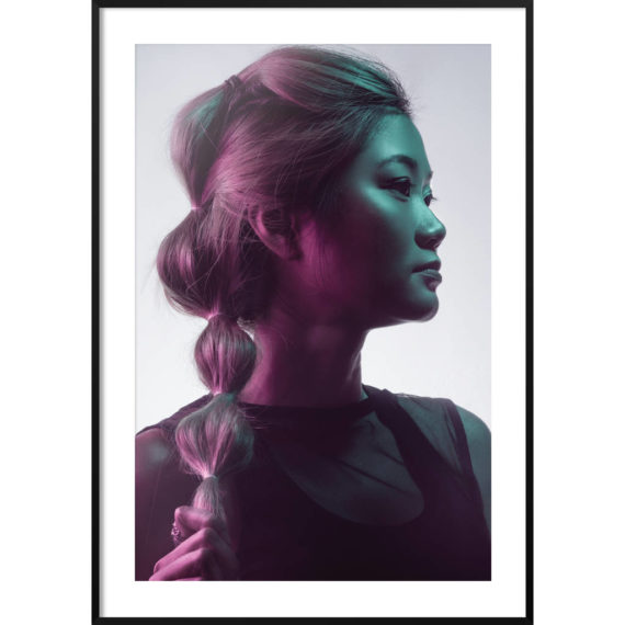 Plakat Kolorowy portret