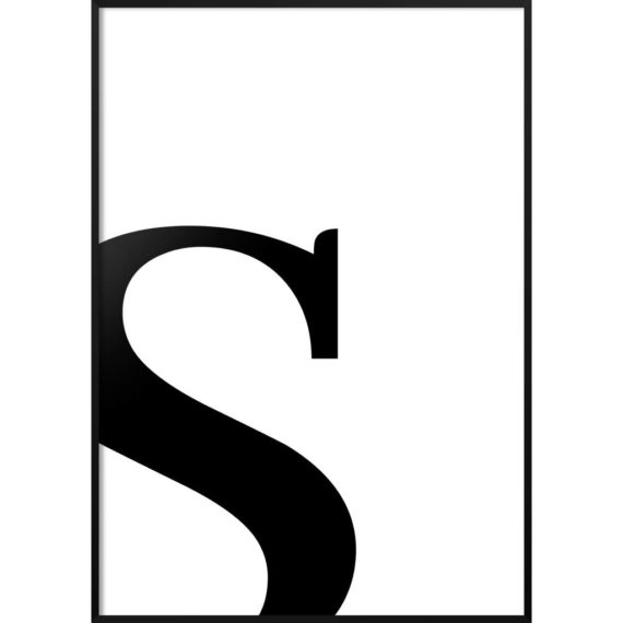 Plakat Litera S