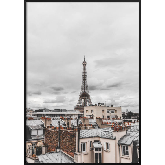 Plakat Paryz z góry