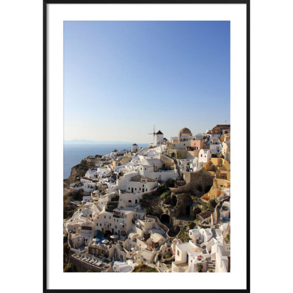 Plakat Santorni Grecja NO. 1