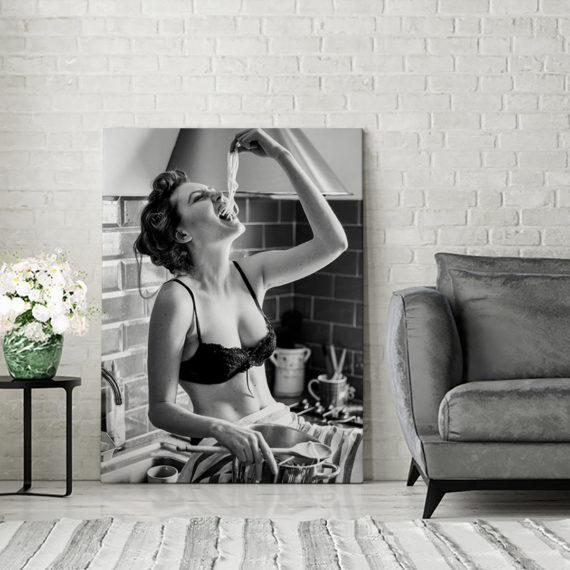 Plakat Pasta time w salonie