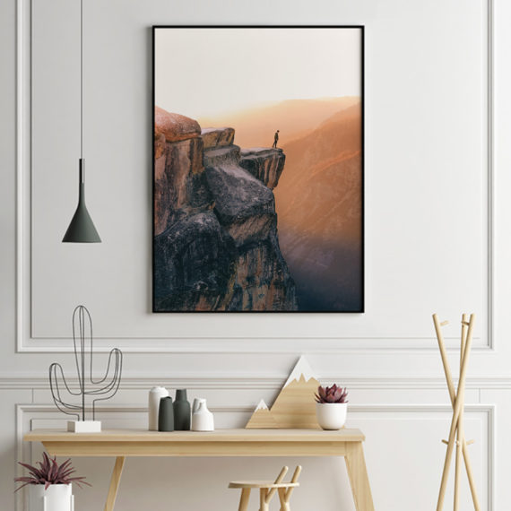 Plakat Yosemite w pokoju