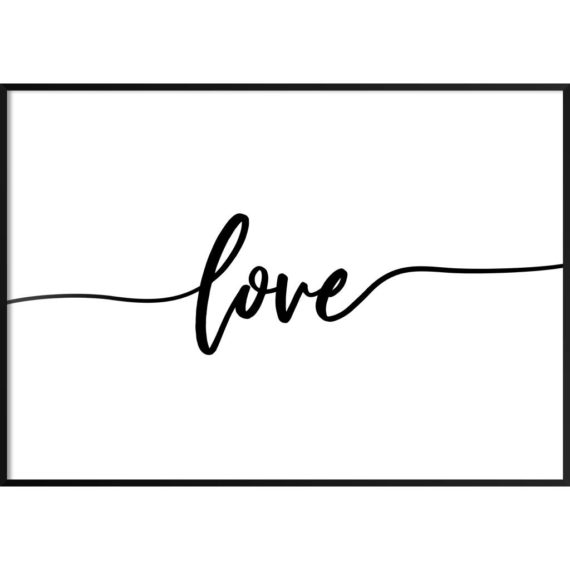 Plakat Love