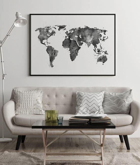 Mock up poster, Little things define life style, 3d render, 3d i