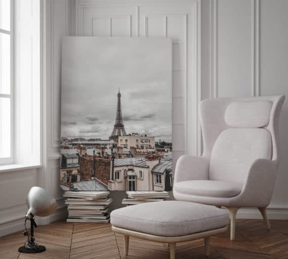 Plakat Paryż z góry