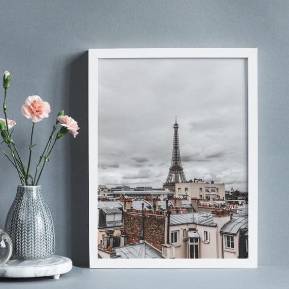 Plakat Paryż z góry