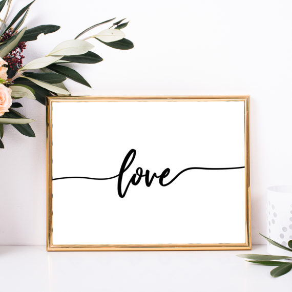 Plakat Love