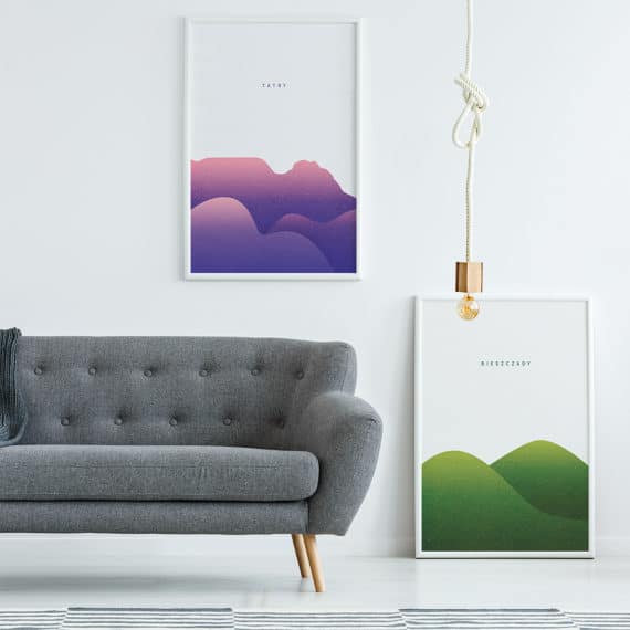 Plakat Tatry, Bieszczady