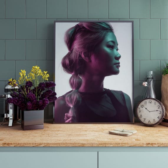 Plakat Kolorowy portret