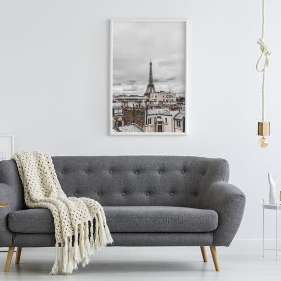 Plakat Paryż z góry