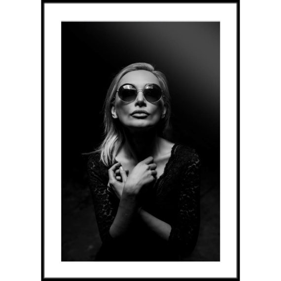 Plakat Kobieta w okularach