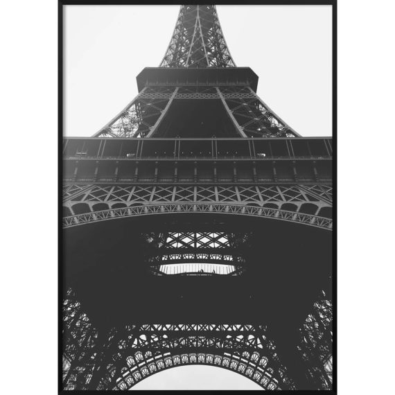 Plakat Wieża Eiffela z dołu