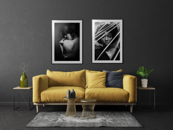 Plakaty: Ukryty uśmiech; Afro