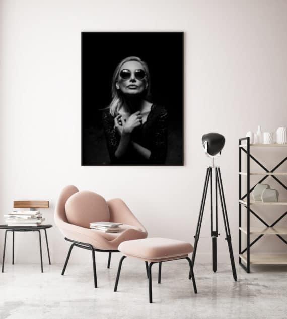 Plakat Kobieta w okularach