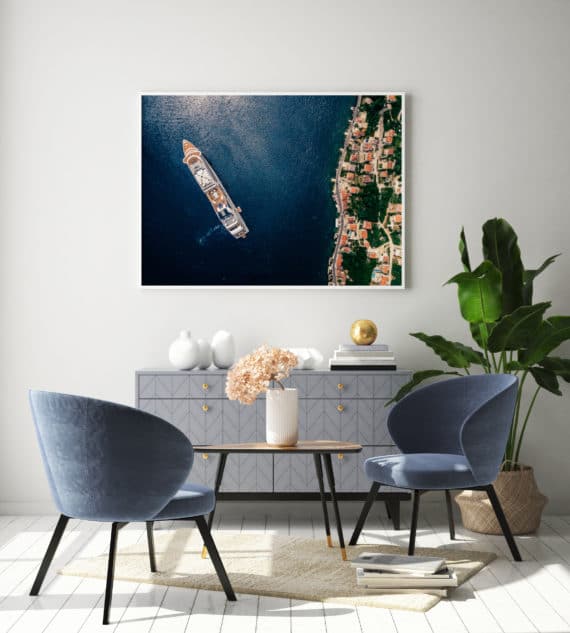 Plakat na ścianę statek na morzu