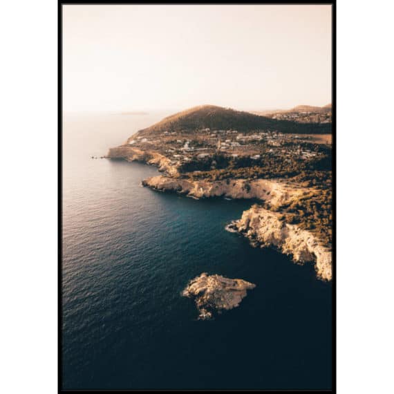 Plakat Skalisty brzeg