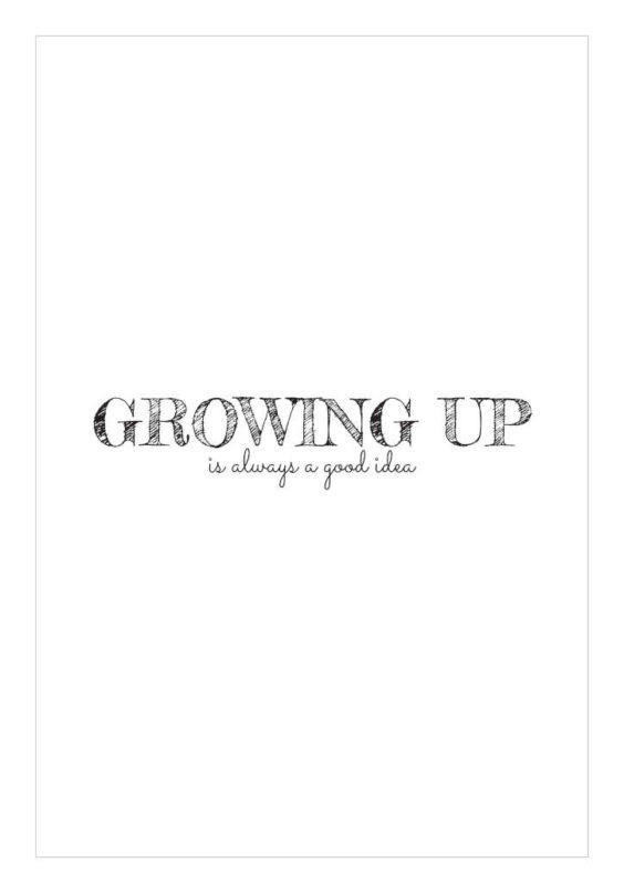 Growing up