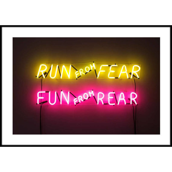 Plakat Run form fear