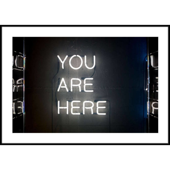 Plakat You are here