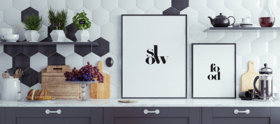 Plakat Slow; Food