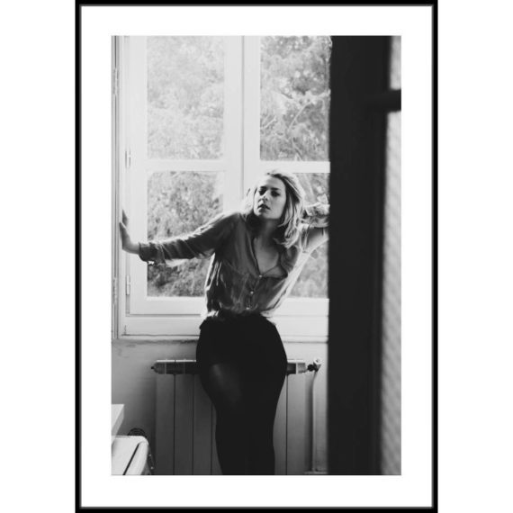 Palakt Kobieta przy oknie