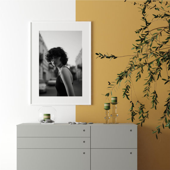 Plakat Kobieta w lokach