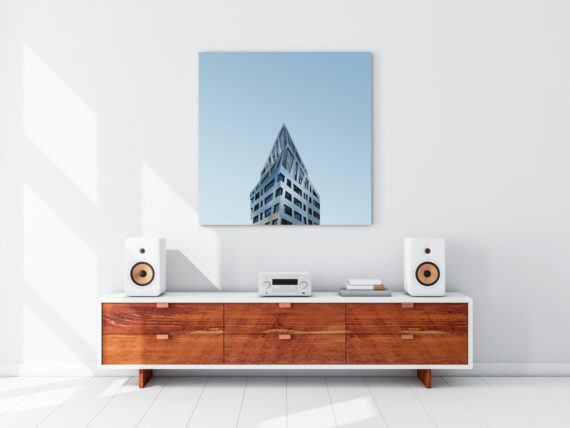 Plakat Wieżowiec w Berlinie na ścianie