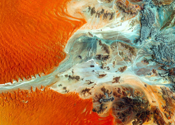 Plakat Czerwone piaski Namibii