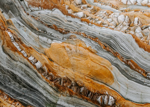 Plakat Tęczowe skały Playa del Silencio