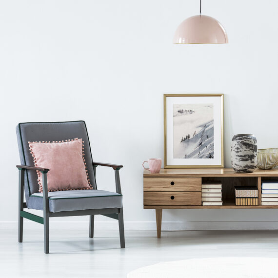 Plakt Stoki we mgle w ramie